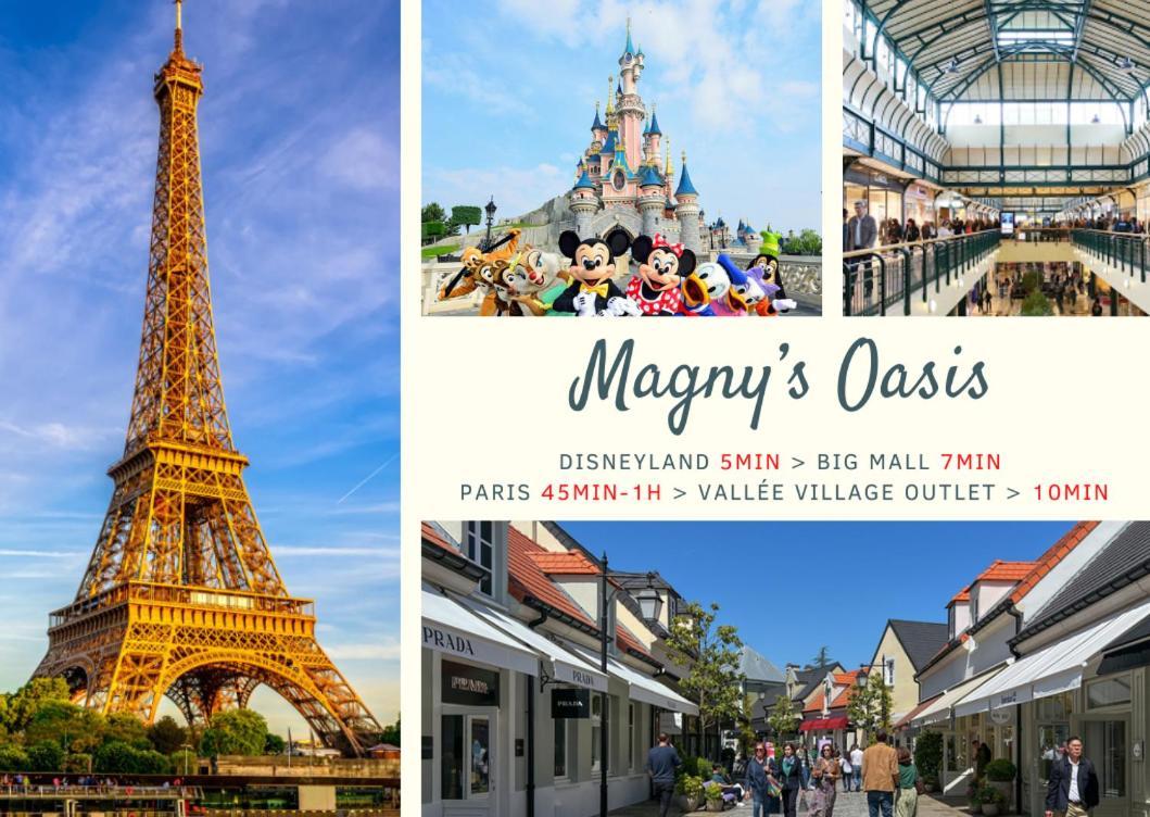 Magny's Oasis - Disneyland 5min - Private Parking - Terrace & Garden Magny-le-Hongre